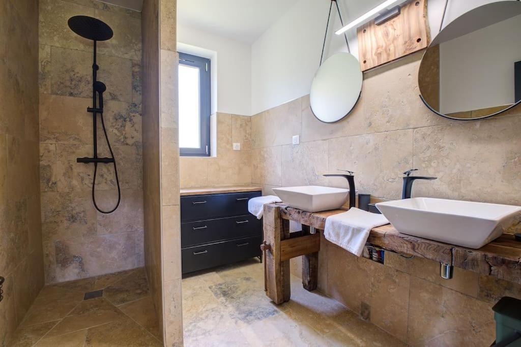 הוילה Saint-Vincent-de-Cosse Combe Jolie Clim, Piscine & Jacuzzi מראה חיצוני תמונה